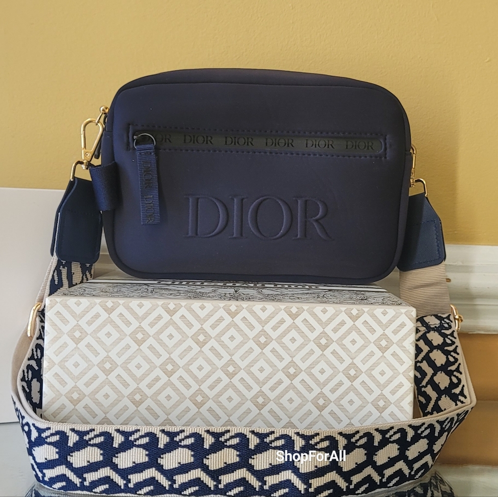 Dior Navy Blue Crossbody Bag